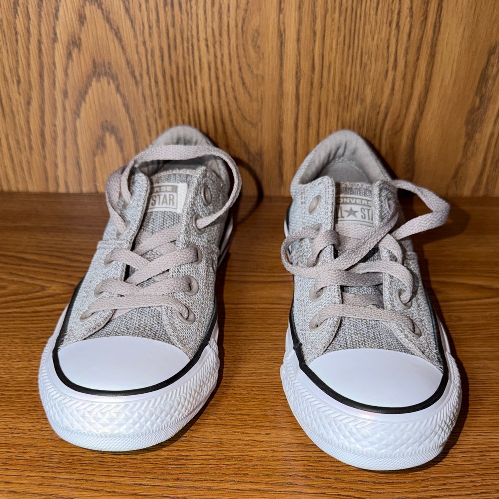 Converse Light Gray Canvas Sneakers